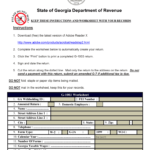 2011 Form GA DoR G 1003 Fill Online Printable Fillable Blank PdfFiller