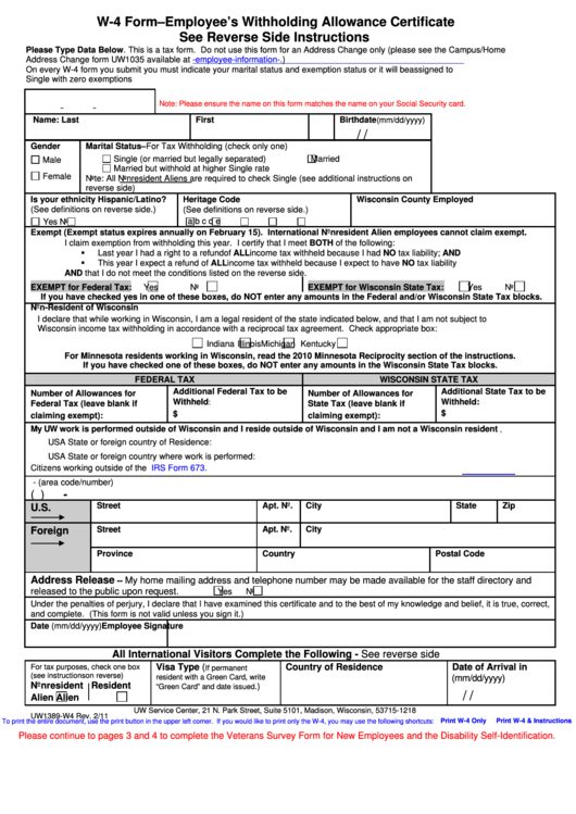 Edd Employee Withholding Form