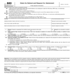 Form 843 Claim For Refund And Request For Abatement 2011 Free Download