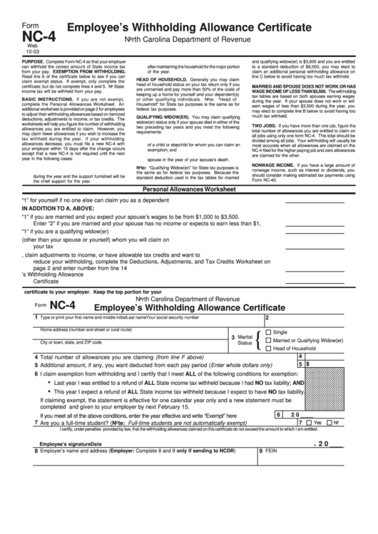 form-nc-4-2003-employee-s-withholding-allowance-certificate-printable