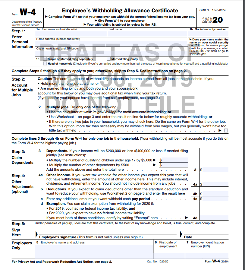 Ky State Employee Withholding Form