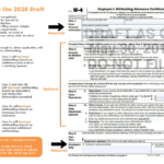 IRS Releases Draft 2020 W 4 Form