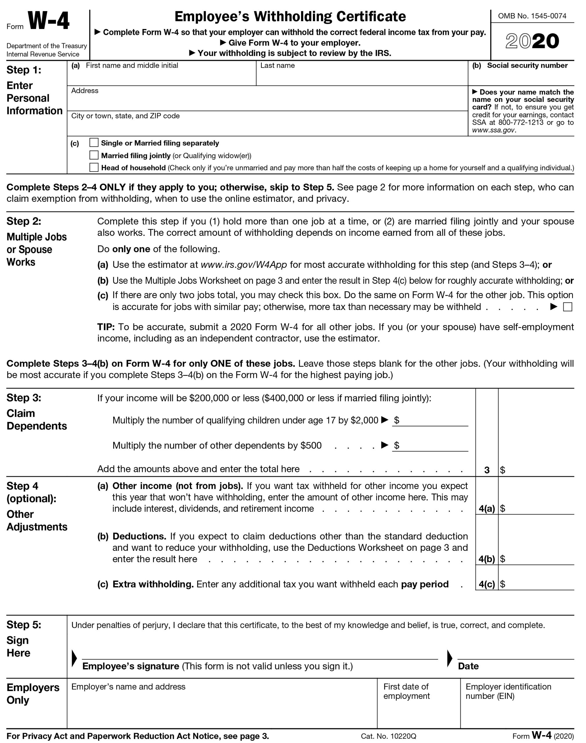 Kentucky Tax Withholding Form 2020 TAXW Kentucky Tax Withholding Form 2020 TAXW
