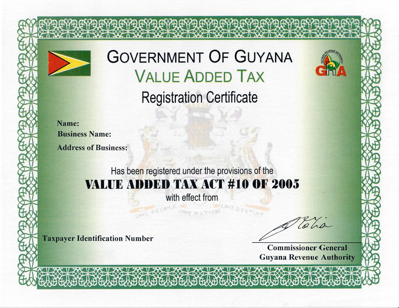 Register For VAT Mandatory Voluntary Guyana Revenue Authority Register For VAT Mandatory Voluntary Guyana Revenue Authority