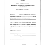 Resale Certificate Form Rhode Island Printable Pdf Download