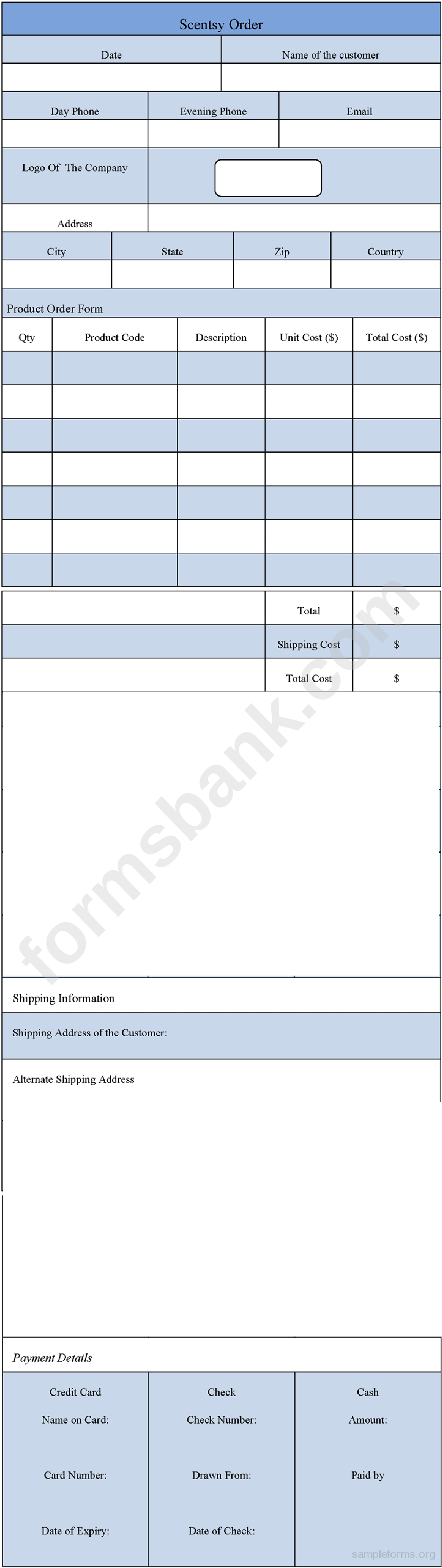 Scentsy Order Form Printable Pdf Download Scentsy Order Form Printable Pdf Download