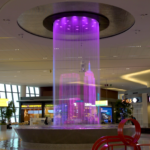 STATE OF THE ART WATER FEATURE UNVEILED IN TERMINAL B S NEW ARRIVALS