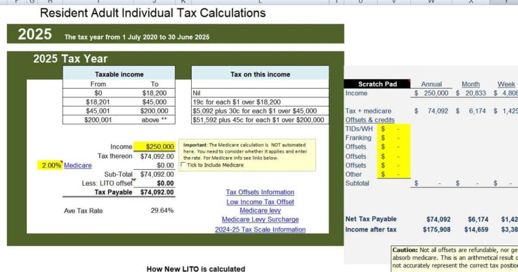 Tax Calculator Atotaxrates info