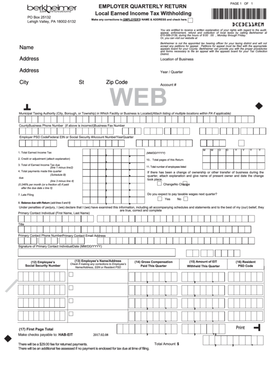 Detroit Local Tax Withholding Form WithholdingForm