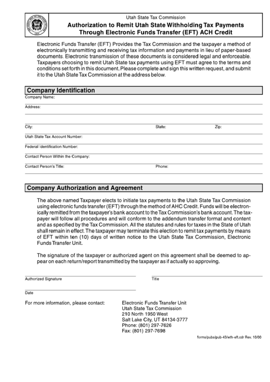 Utah State Tax Withholding Form 2022