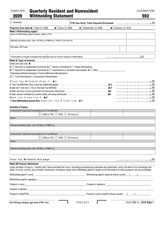 California State Withholding Fillable Form Printable Forms Free Online