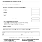 Fillable Form Or Wr Oregon Annual Withholding Tax Printable Pdf Download