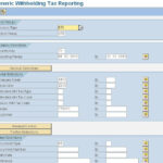 Re sap acct S P00 07000134 Withholding Tax Report No Records Were