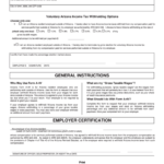 What Should My Arizona Withholding Percentage Be